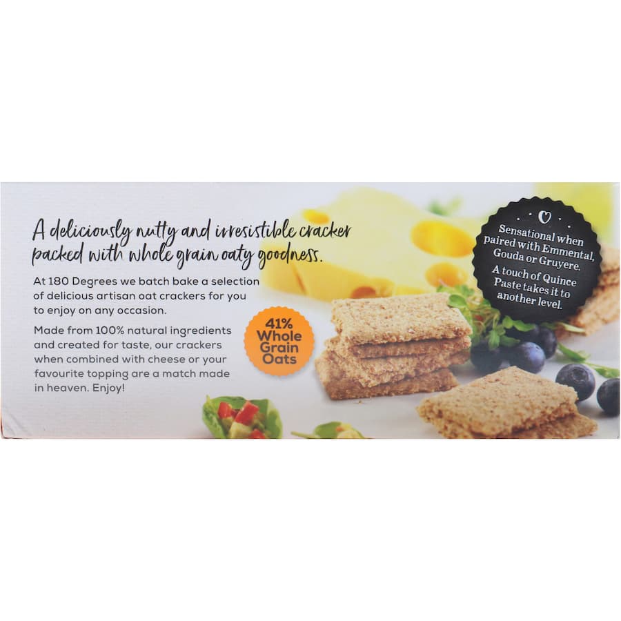 180 Degrees Crackers Oat Hazelnut 150g