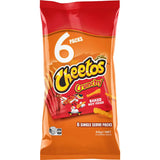Cheetos Multipack Corn Snacks Crunchy Cheese 114g 6pack