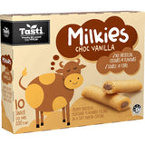 Tasti Milkies Cake Bars Choc Vanilla 10pk 200g