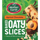 Mother Earth Oaty Slices Oat Bars Apricot Chocolate 6pk 240g
