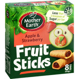 Mother Earth Fruit Sticks Apple & Strawberry 8pk 152g