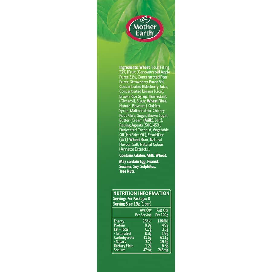 Mother Earth Fruit Sticks Apple & Strawberry 8pk 152g