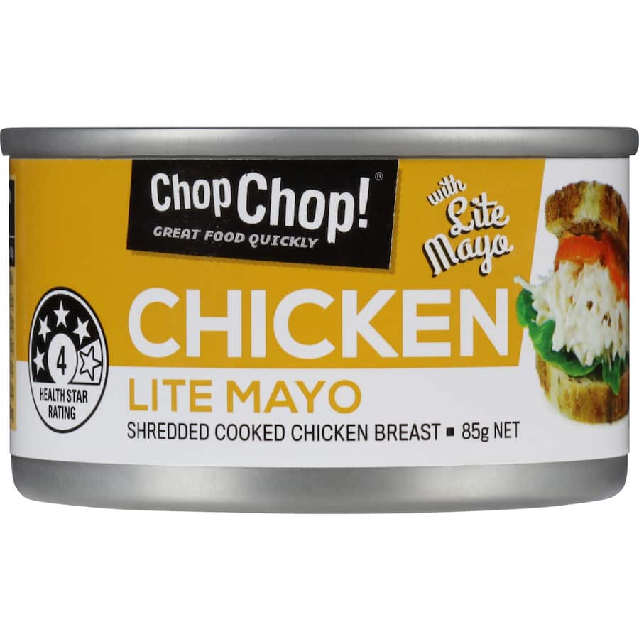 Chop Chop Canned Chicken Lite Mayonnaise Tear tab can 85g