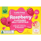 Woolworths Jelly Crystals Raspberry Flavoured 85g