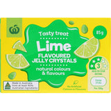 Woolworths Jelly Crystals Lime Flavoured 85g