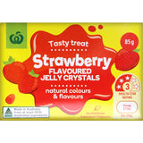 Woolworths Jelly Crystals Strawberry Flavoured 85g