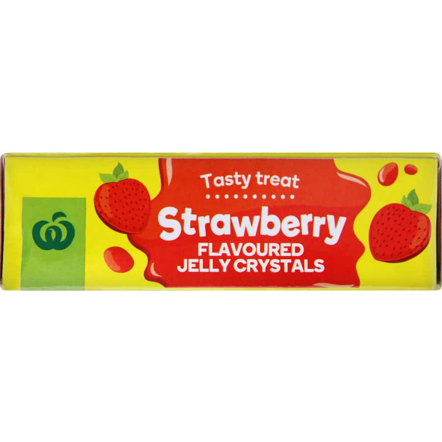 Woolworths Jelly Crystals Strawberry Flavoured 85g
