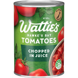 Watties Chopped Tomatoes In Juice Can 400g