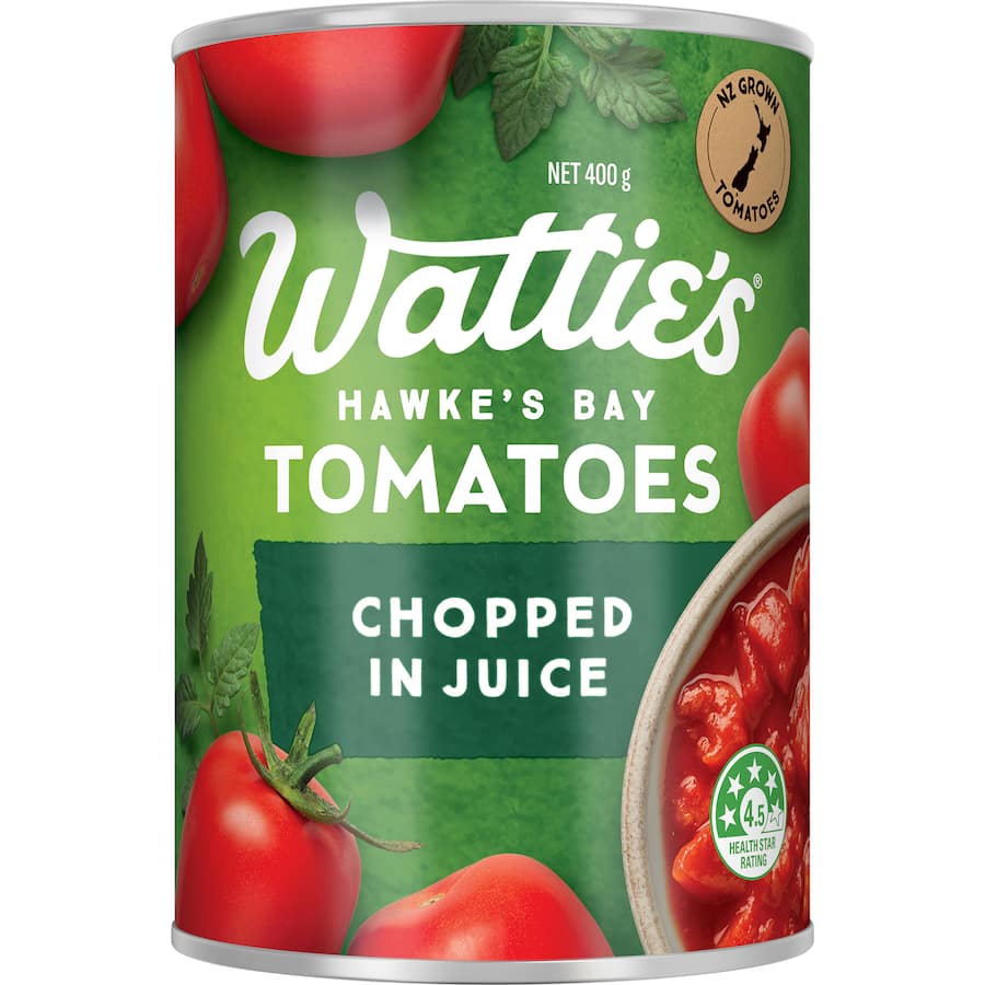 Watties Chopped Tomatoes In Juice Can 400g
