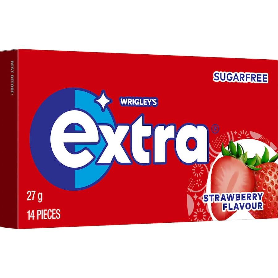 Wrigleys Extra Chewing Gum Strawberry 27g 14pce