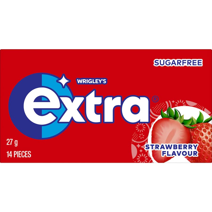 Wrigleys Extra Chewing Gum Strawberry 27g 14pce