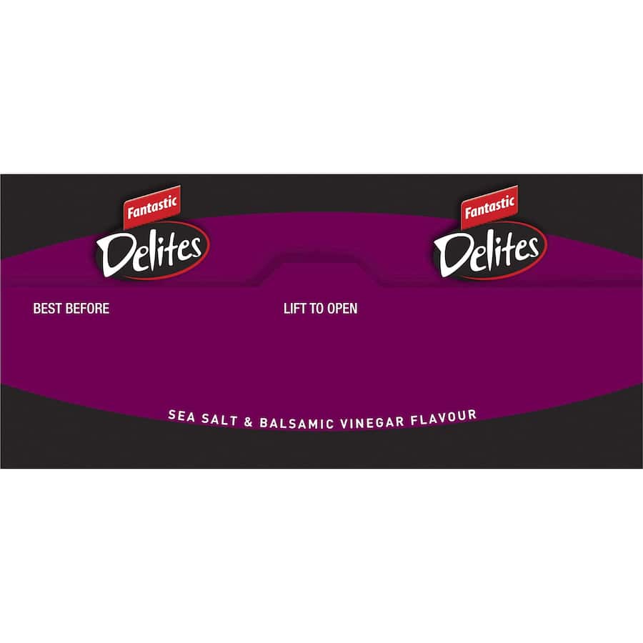 Fantastic Delites Rice Snacks Sea Salt &  Balsamic Vinegar 100g