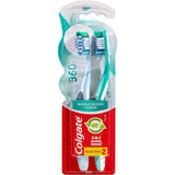 Colgate 360 Whole Mouth Clean Toothbrush Soft Bristles Value Pack 2pack