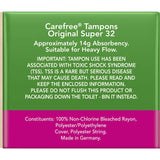 Carefree Tampons Super 32pack