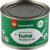 Essentials Tuna Chunks In Oil Can 425g