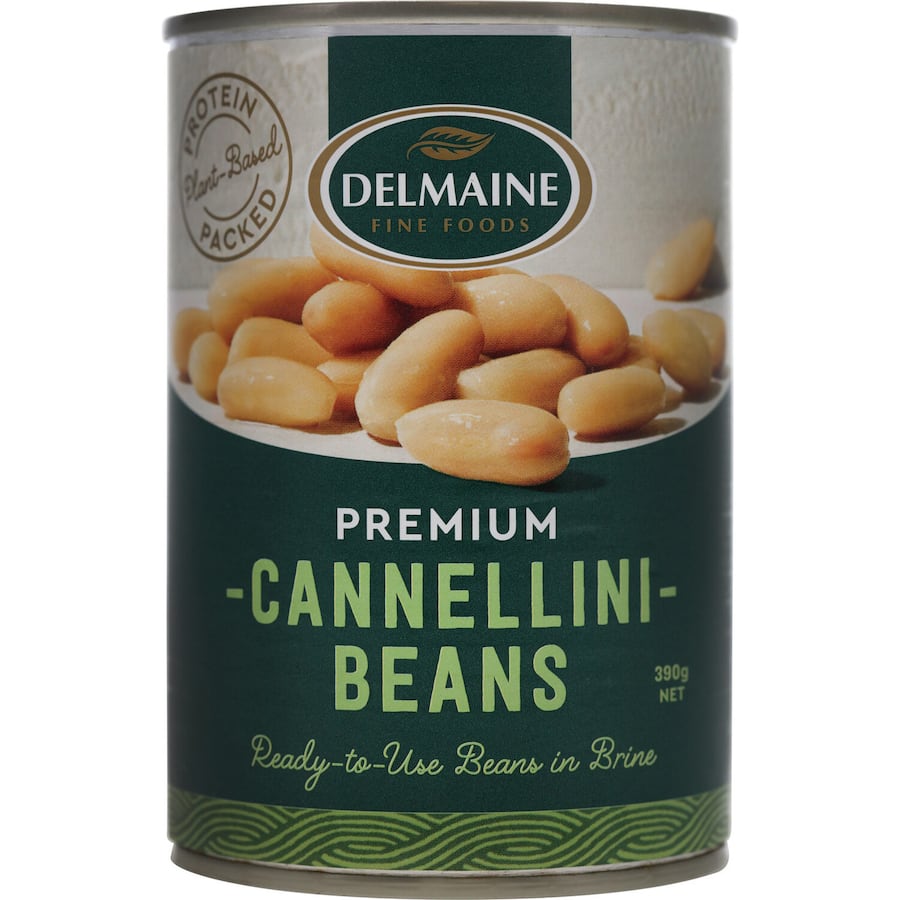 Delmaine Beans Cannellini Can 390g