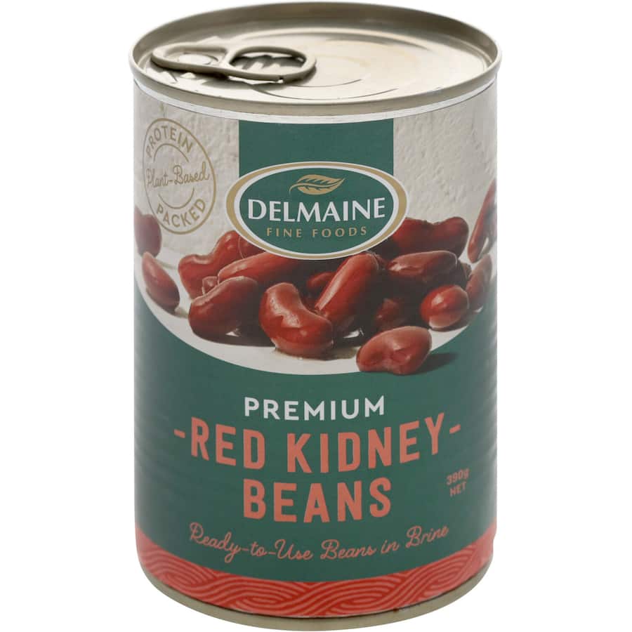 Delmaine Beans Red Kidney Can 390g