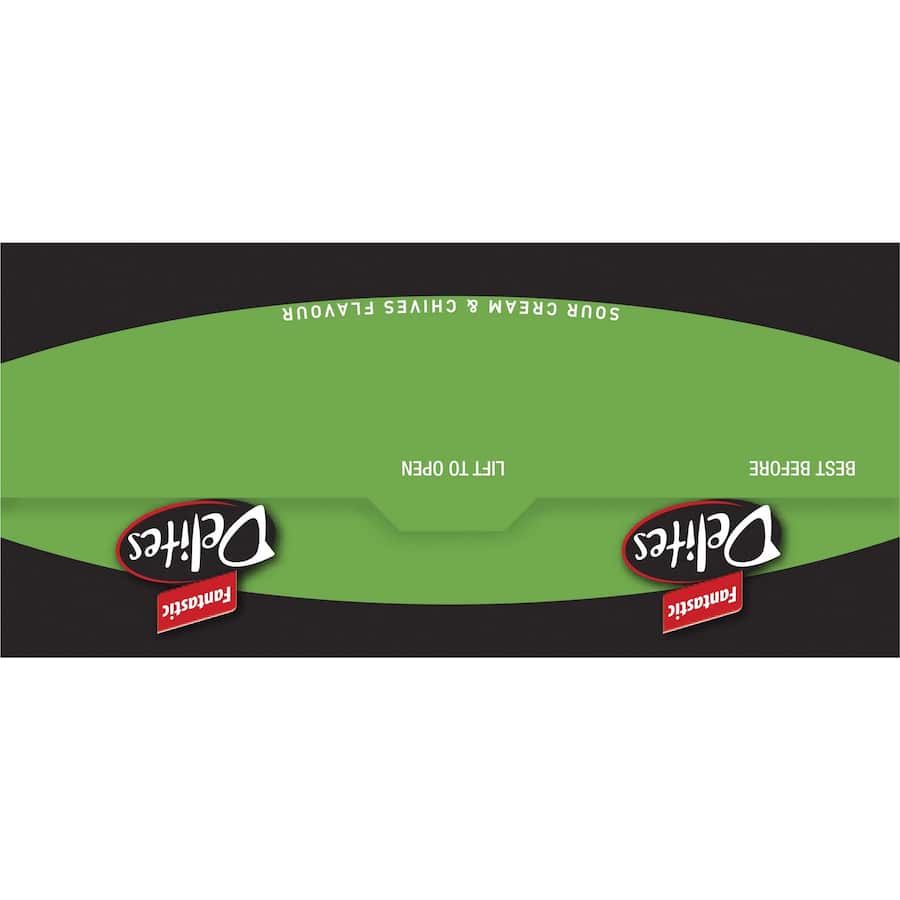 Fantastic Delites Rice Crackers Sour Cream & Chives 100g