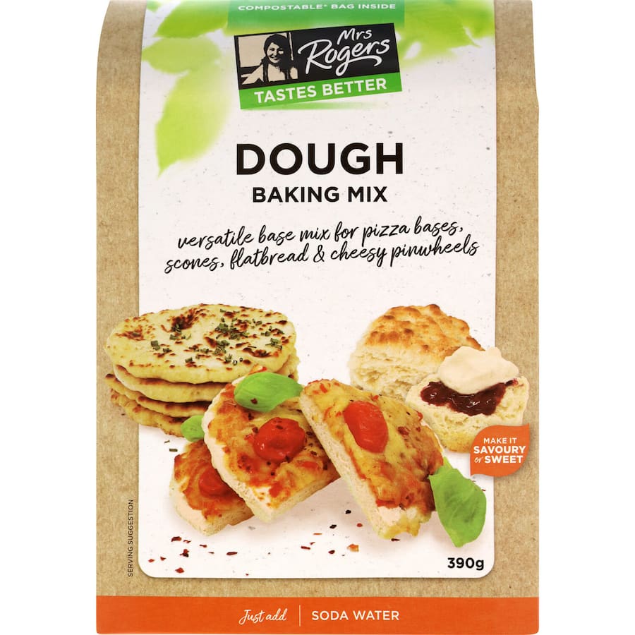 Mrs Rogers Baking Mix Bases Dough 390g
