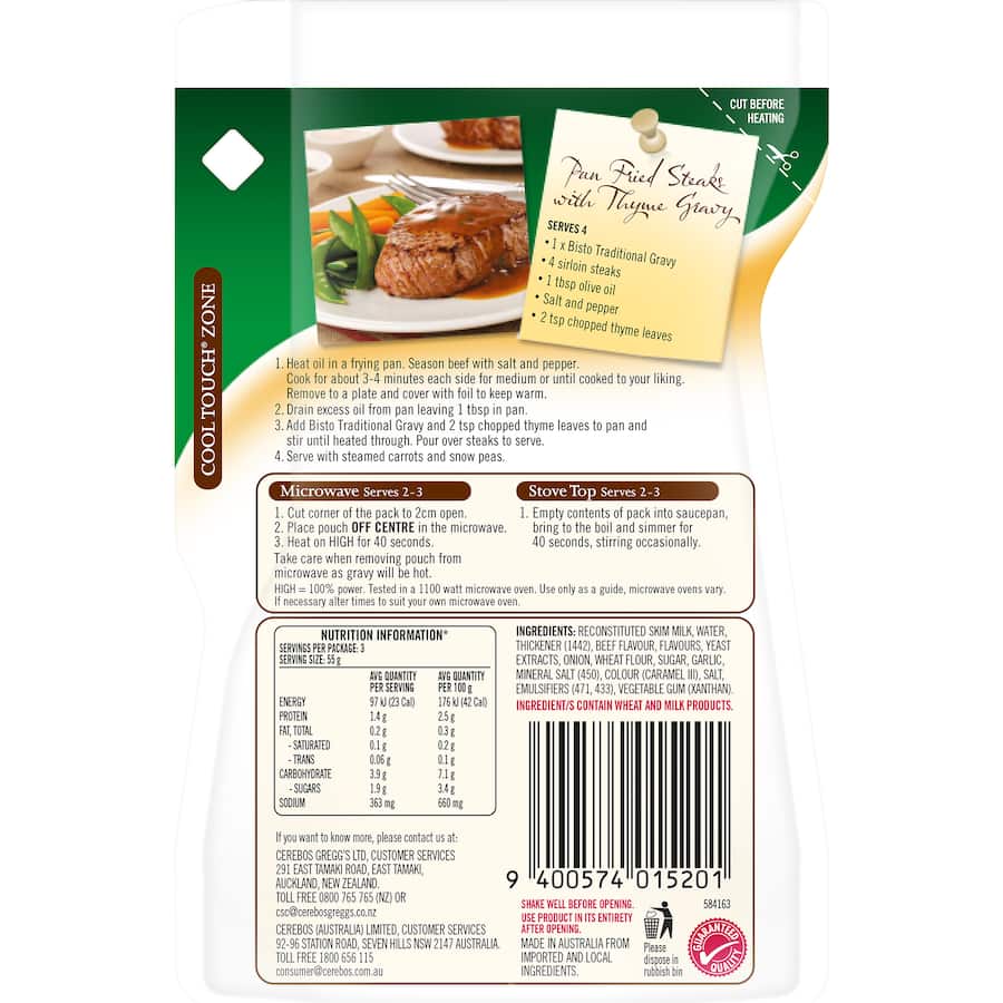 Bisto Gravy Traditional Pouch 165g