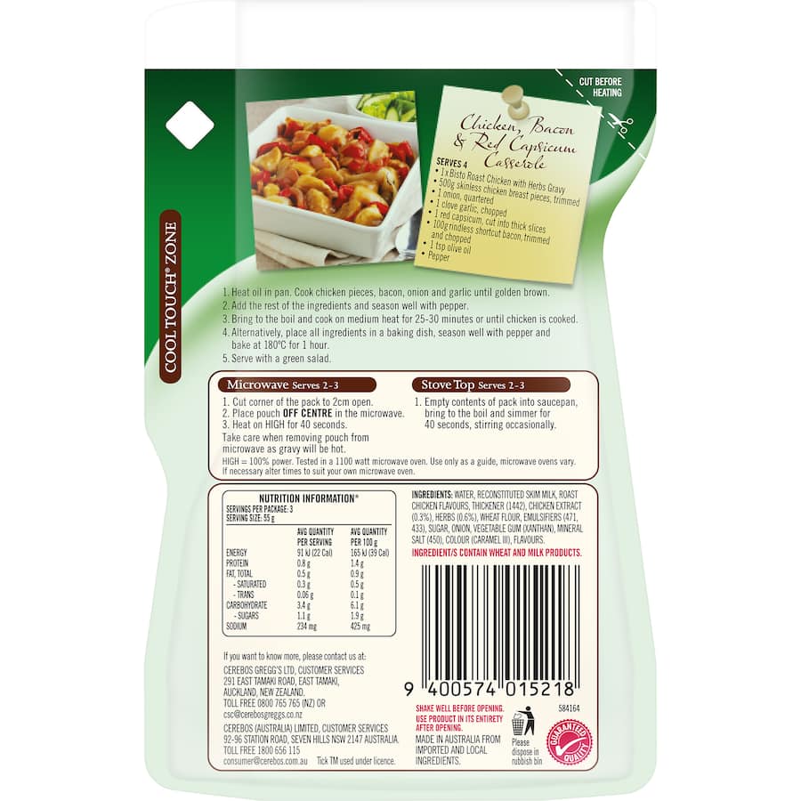 Bisto Gravy Roast Chicken With Herbs Pouch 165g