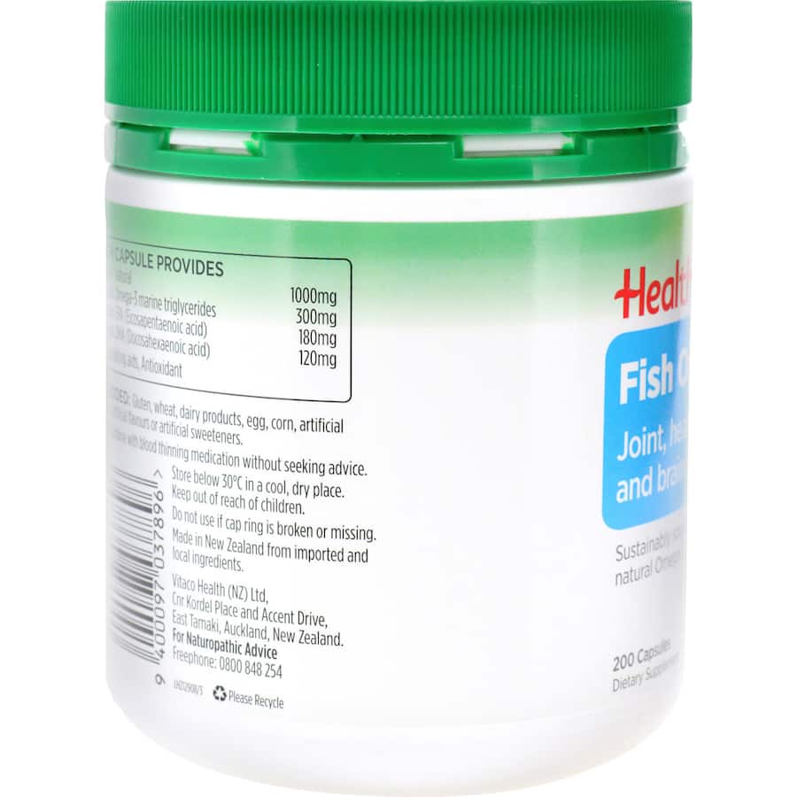 Healtheries Fish Oil Value Pack 1000mg 200pack