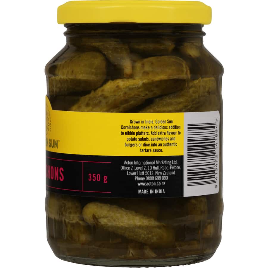 Golden Sun Cornichons Gluten Free 350g