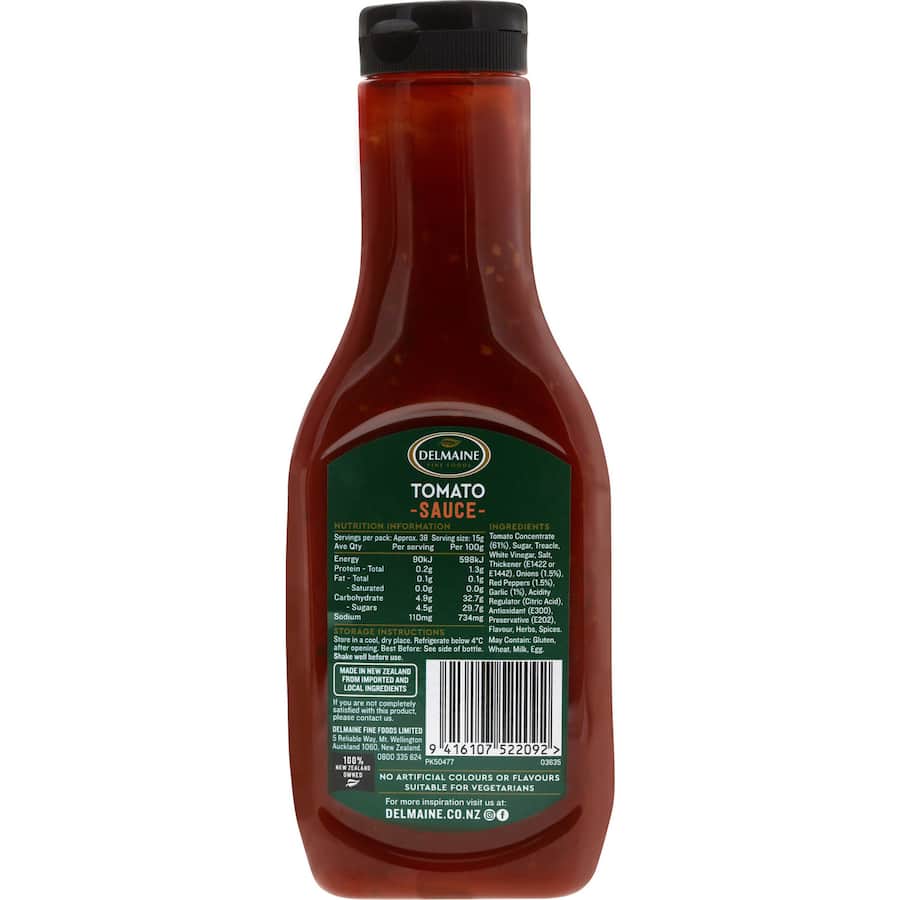 Delmaine Tomato Sauce  580g