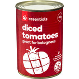 Essentials Diced Tomatoes  Can 400g