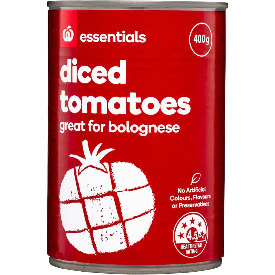 Essentials Diced Tomatoes  Can 400g