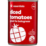Essentials Diced Tomatoes  Can 400g