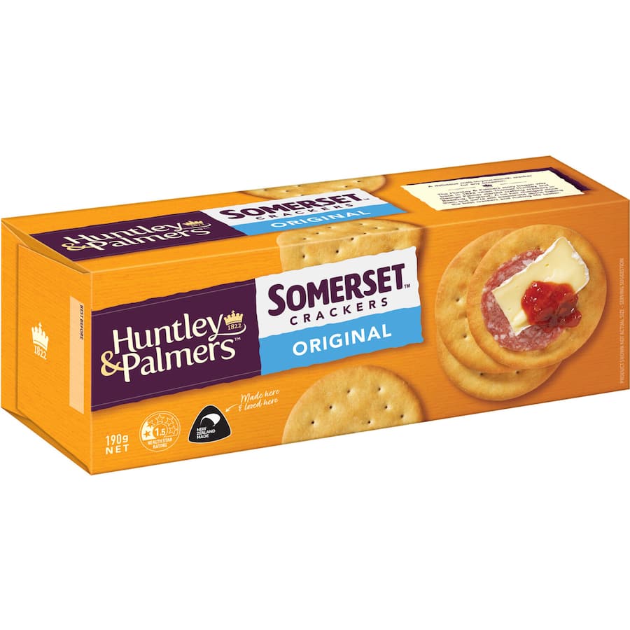 Huntley & Palmers Crackers Somerset Original 190g