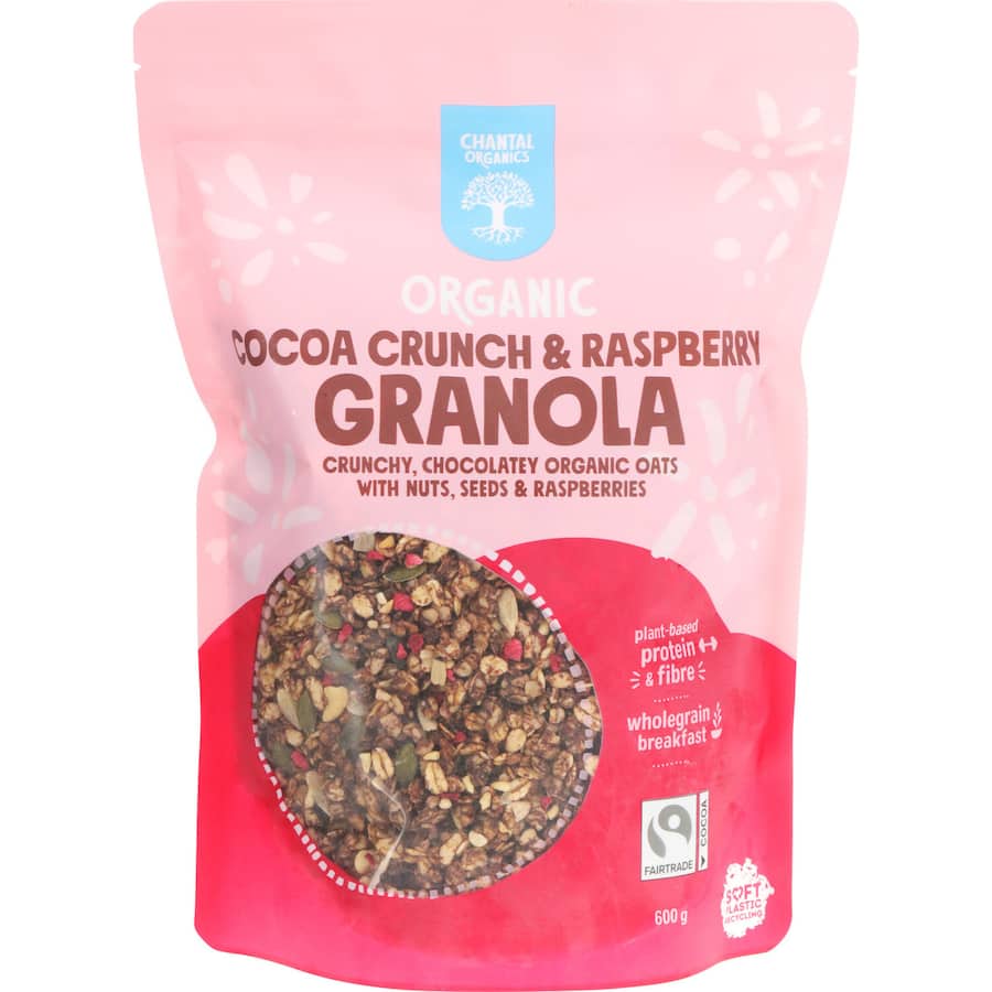 Chantal Organics Granola Cocoa Crunch & Raspberry 600g