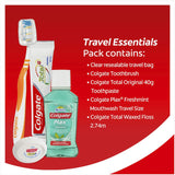 Colgate Oral Care Travel Essentials Kit 1pack