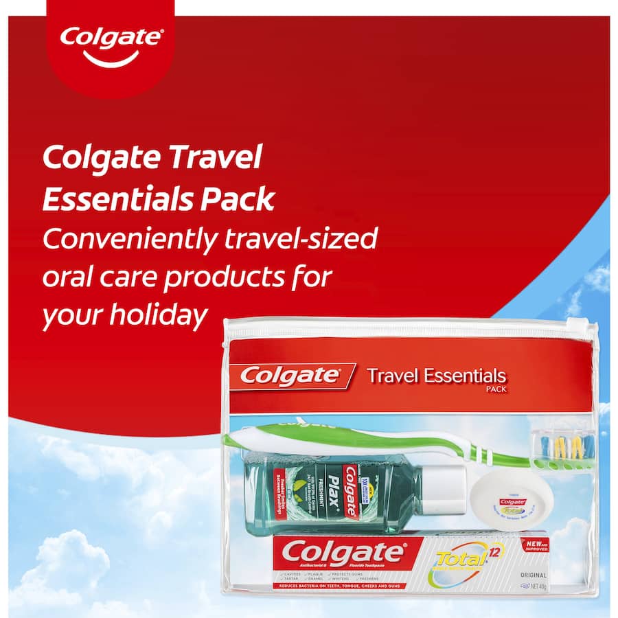Colgate Oral Care Travel Essentials Kit 1pack