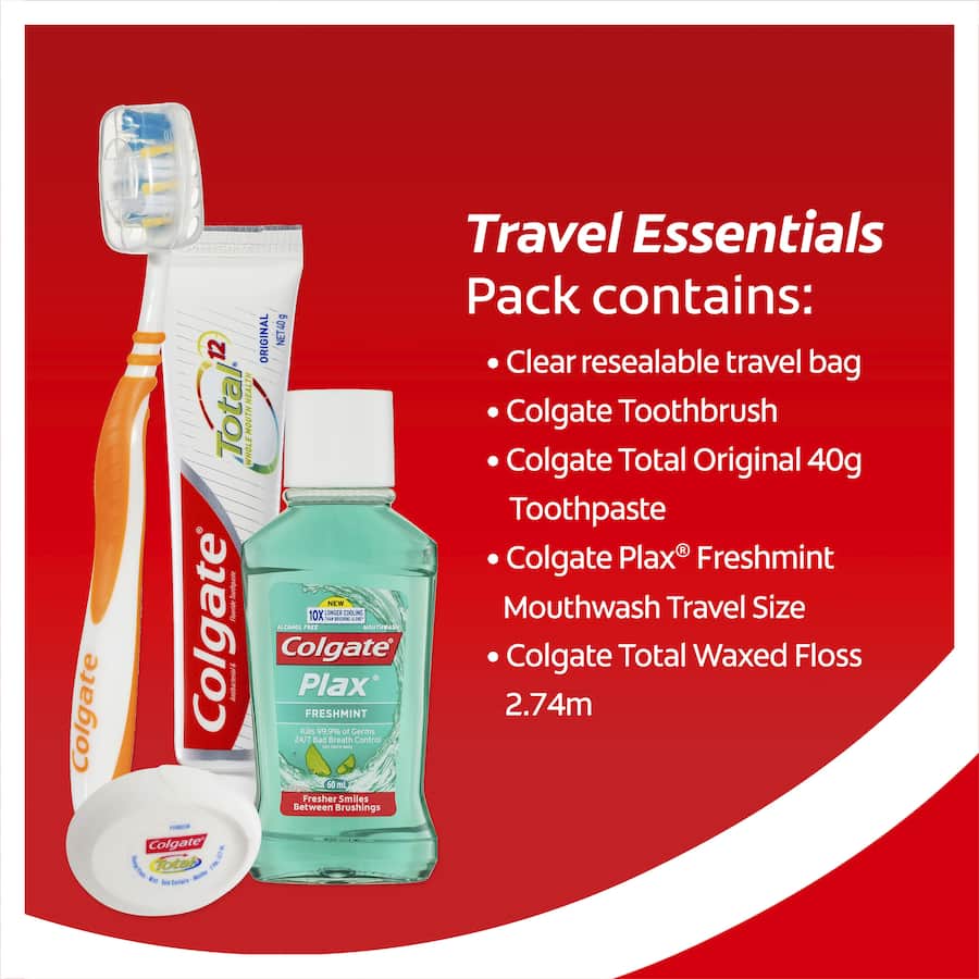 Colgate Oral Care Travel Essentials Kit 1pack