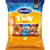 Bluebird Fun Mix Multipack Corn Snacks Twisties Rashuns Burger Rings 18pack