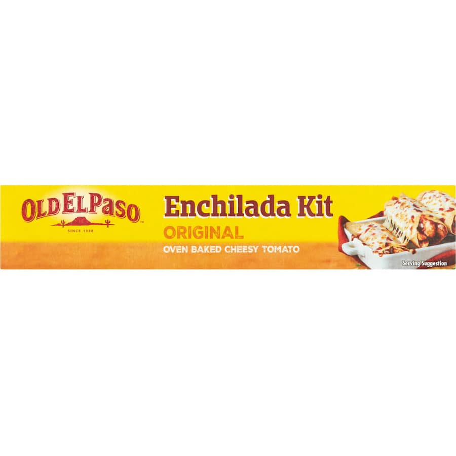 Old El Paso Enchilada Kit Oven Baked Cheesy Tomato 8 pack 520g