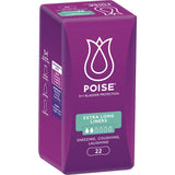Poise Womens Continence Pads Extra Long Liners 22pack