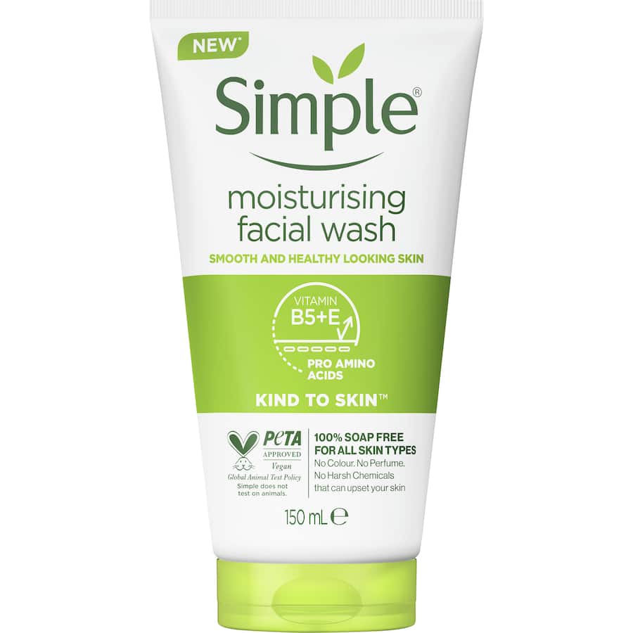 Simple Kind To Skin Facial Cleanser Moisturising 150mL