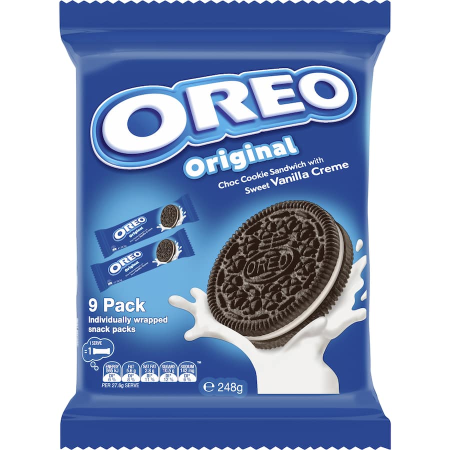 Oreo Grab & Go Biscuits 9pack