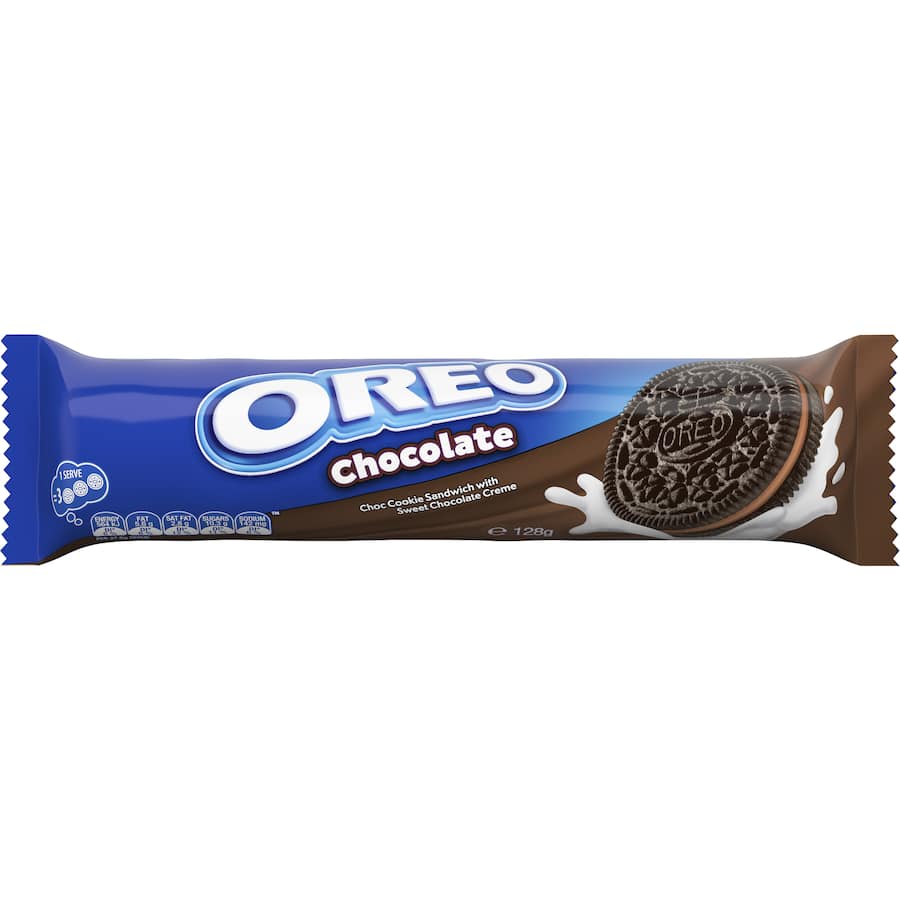 Oreo Creme Filled Biscuits Chocolate 128g