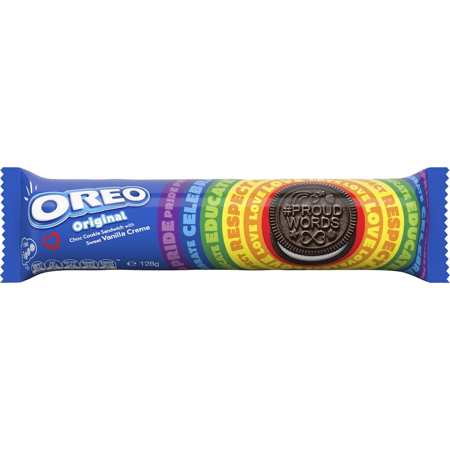 Oreo Creme Filled Biscuits Original 128g