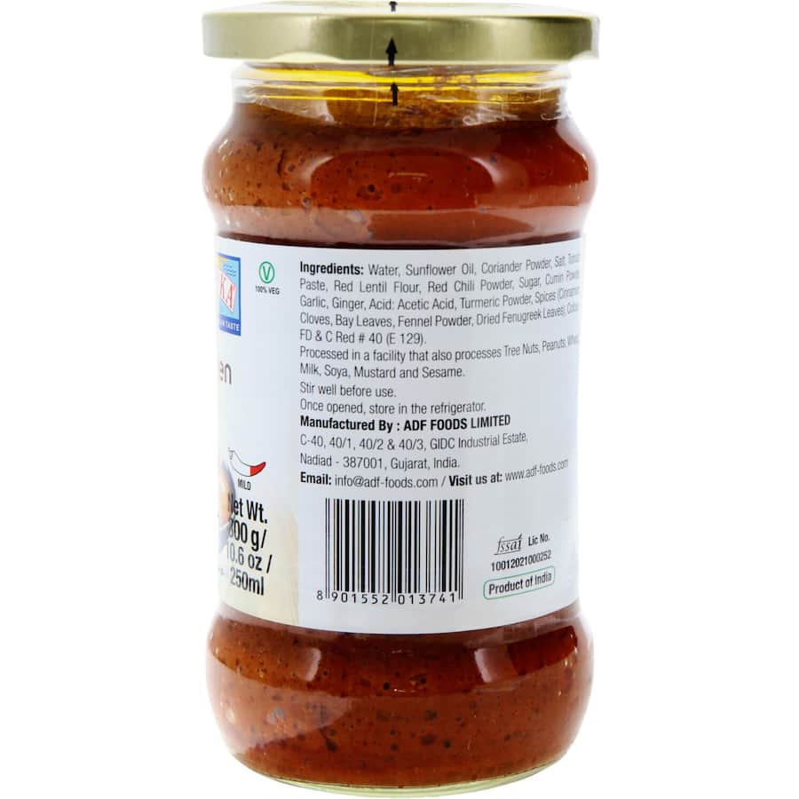 Ashoka Curry Paste Butter Chicken Mild Jar 300g