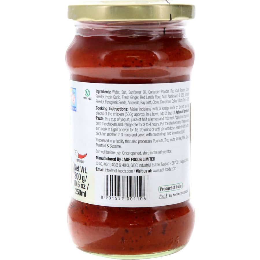 Ashoka Curry Paste Tandoori Jar 300g