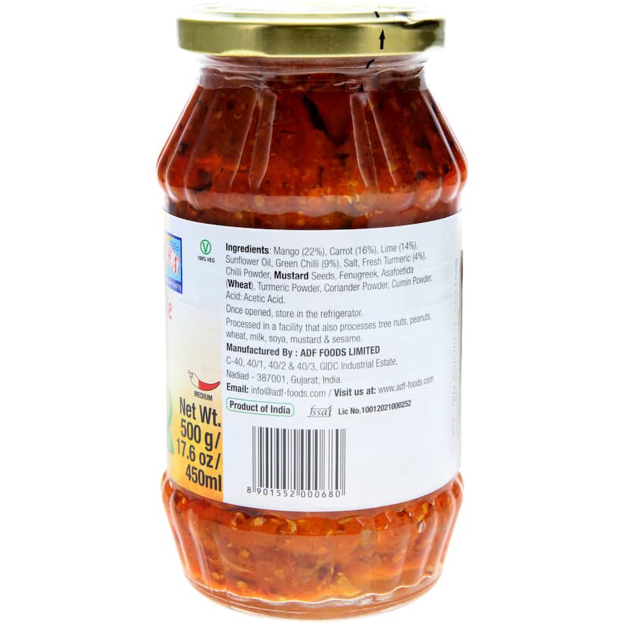 Ashoka Mixed Pickles  Jar 500g