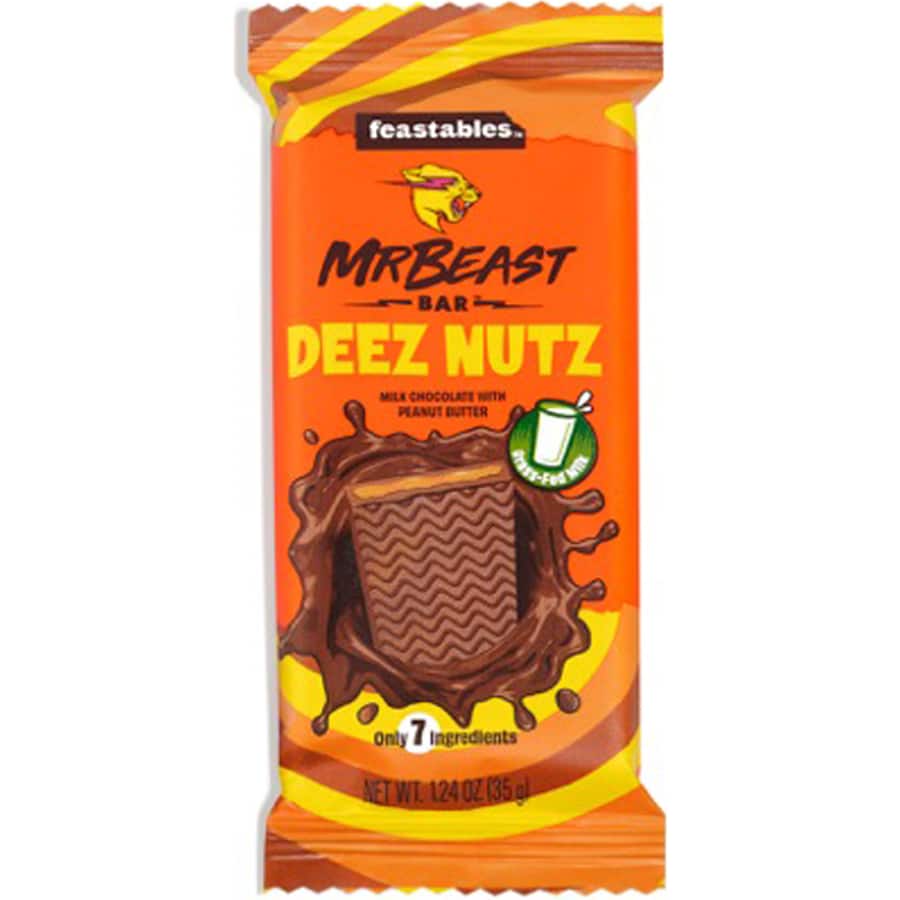 Feastables Mr Beast Chocolate Bar Deez Nutz 35g