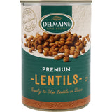 Delmaine Lentils  Can 390g