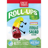 Uncle Tobys Roll-ups Fruit Snack Rainbow Fruit Salad 6pk 94g