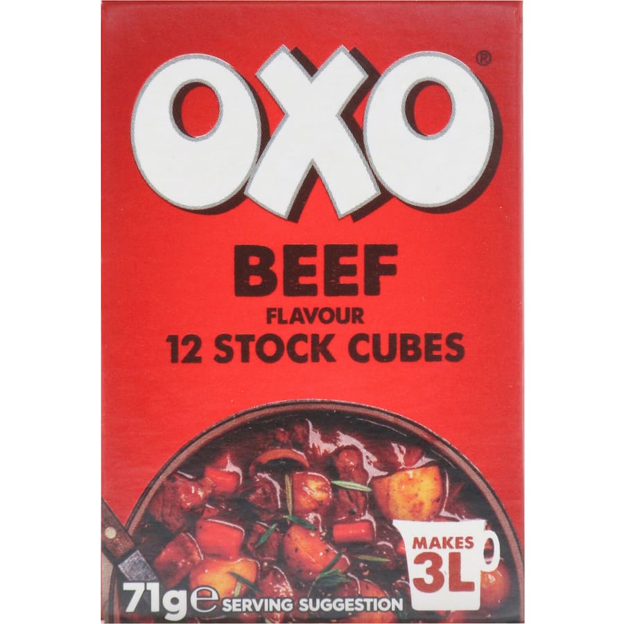 Oxo Beef Stock Cubes 71g 12pack